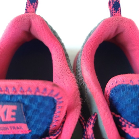 Nike Dual Fusion Womens Size 8.5 Gray Pink Trail Running Athletic Shoes Sneakers - Picture 7 of 10